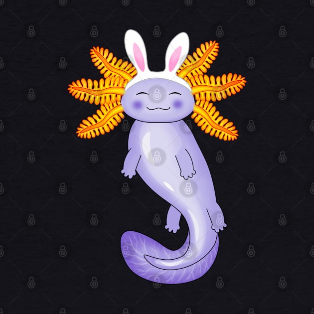 Happy Easter Axolotl by Purrfect